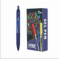 12-Pack StrideRio Retractable Gel Pen, Medium Point Black Ink Deals